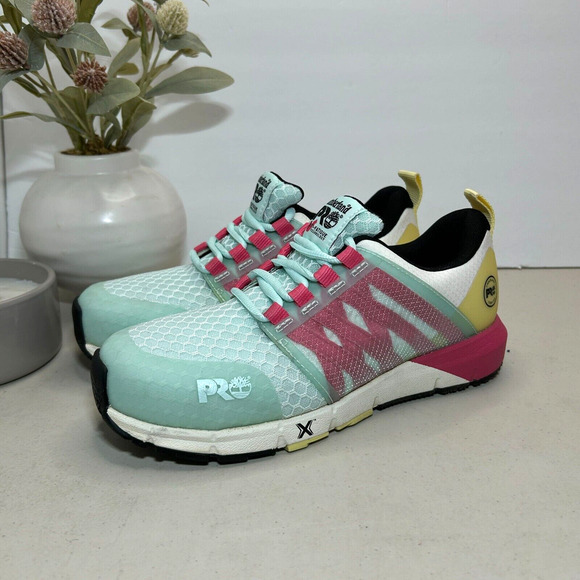 Timberland PRO Flex Radius CT Lace Up Shoes Multicolor A41GY Women's 7M - Picture 3 of 11